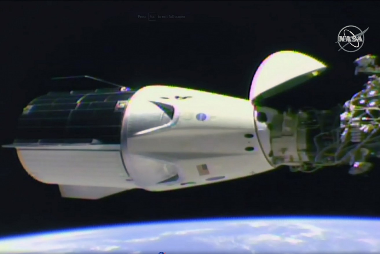 The SpaceX dragon capsule designed for humans successfully docked with the Space Station in March.  