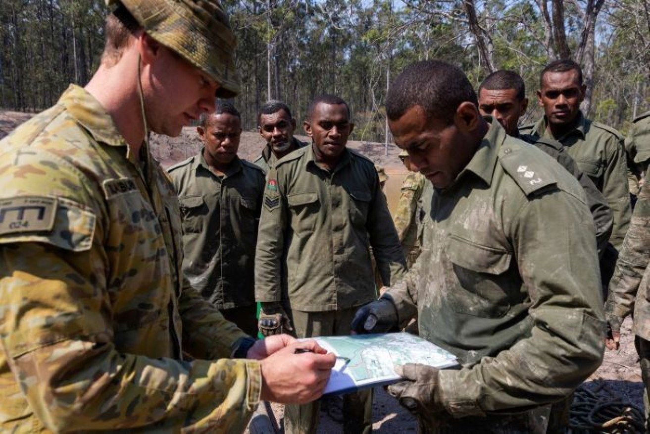 Australian and Pacific military and national security forces will train together at Fiji's Blackrock Camp.
