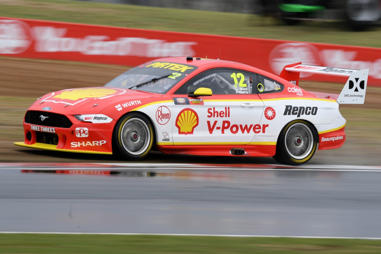 Fabian Coulthard has been penalised for his tactic at Bathurst. 