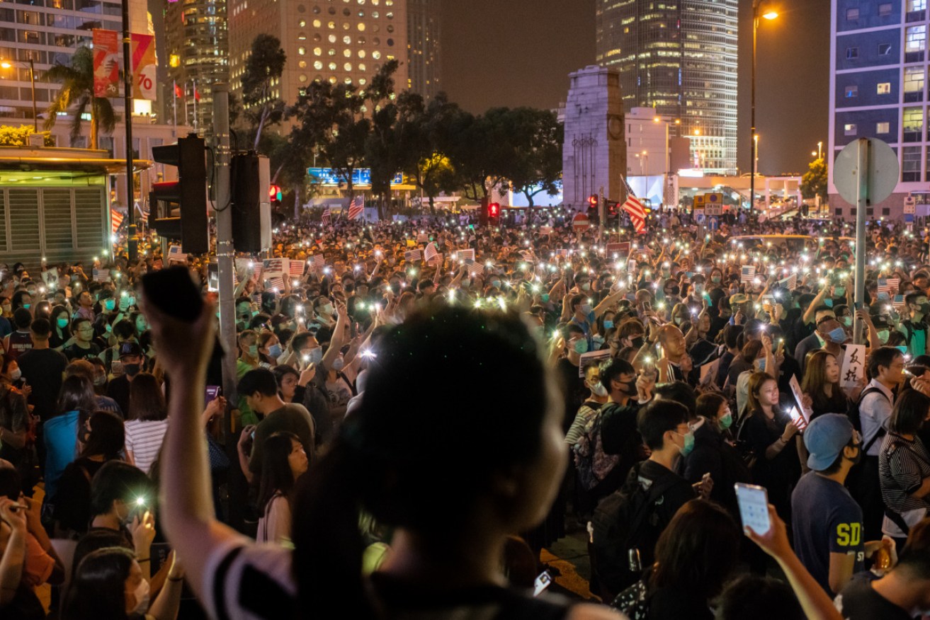 The city has been rocked by protests for over 15 months. Photo: Getty