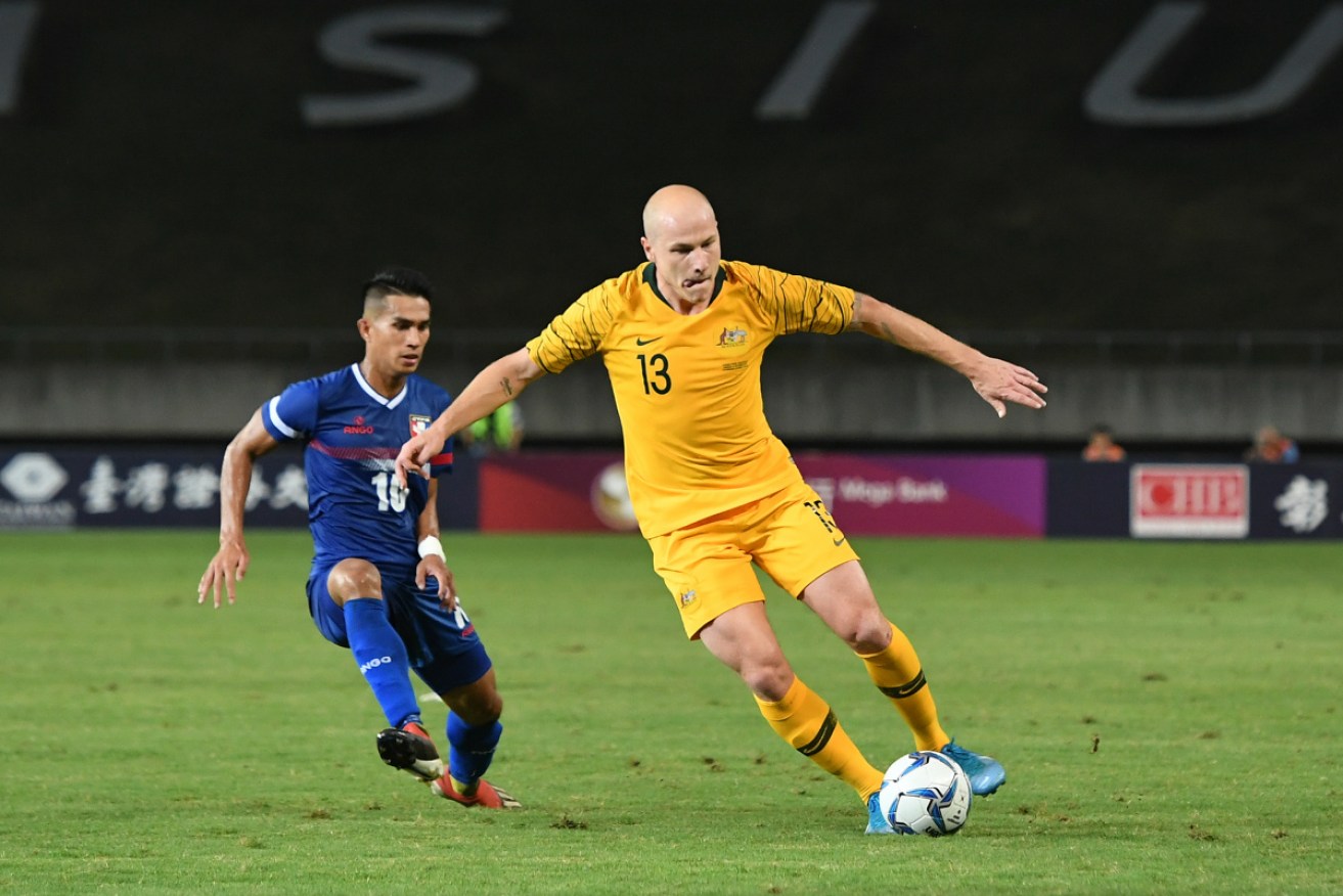 The class of Socceroos playmaker Aaron Mooy was again on show against Chinese Taipei on Tuesday.  