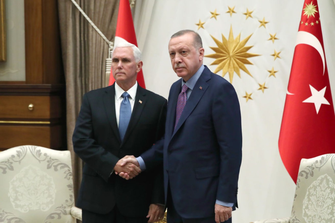 The US and Turkey have agreed to a ceasefire in Syria.
