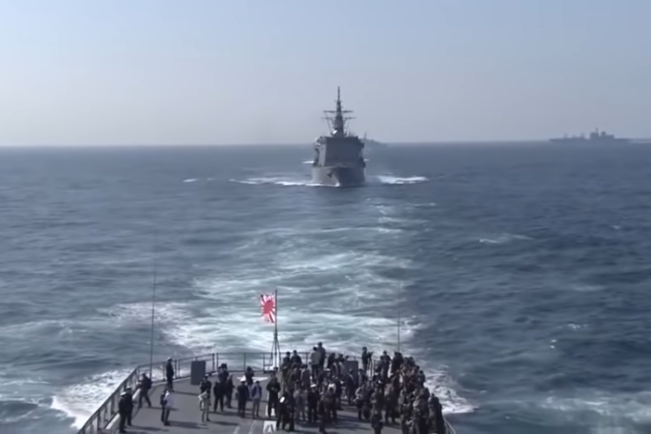 Japan's Navy, which until recently has not ventured far from home, is heading for the Gulf.