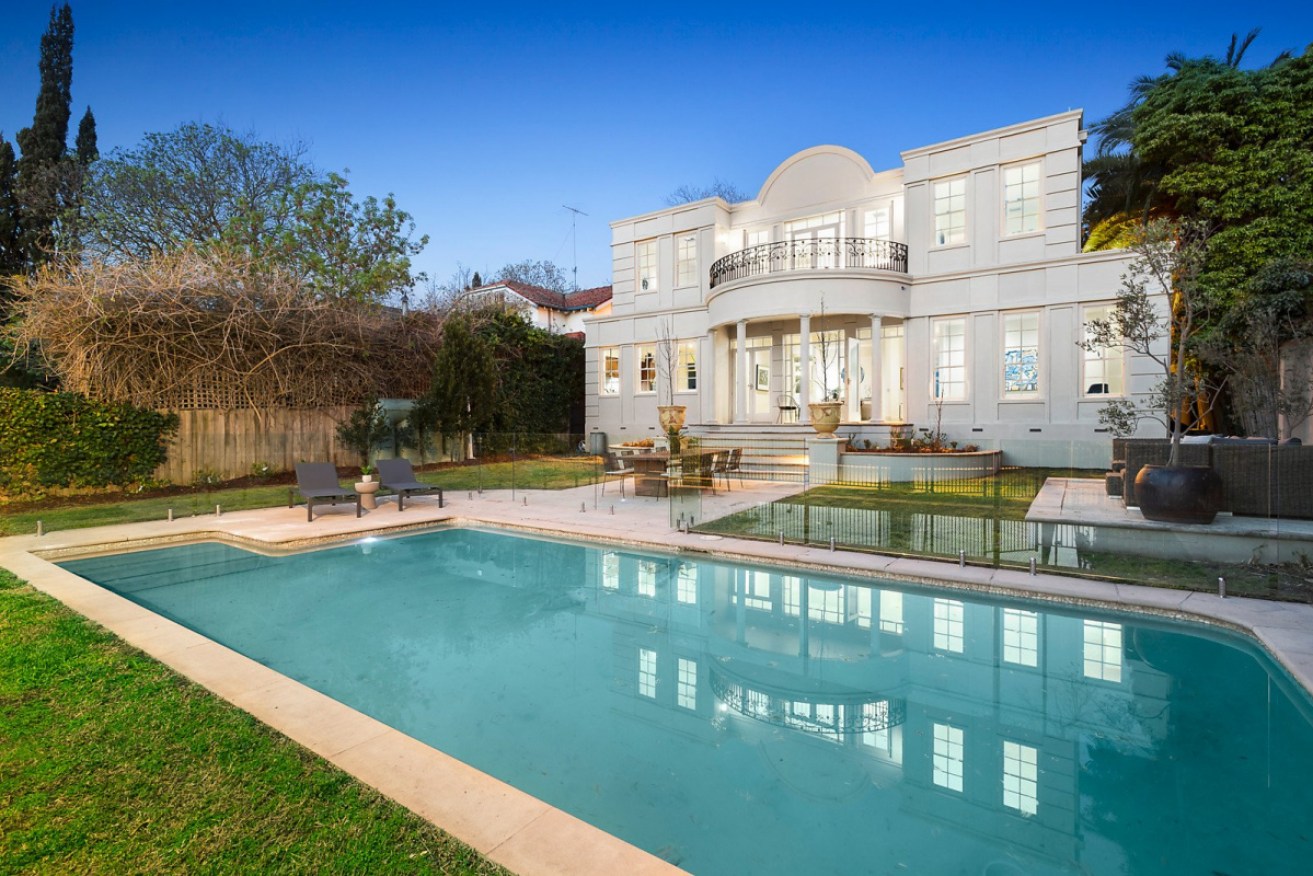 Passed in at $6.6 million, this home in Kew, Melbourne, is now for sale at $6.895 million.