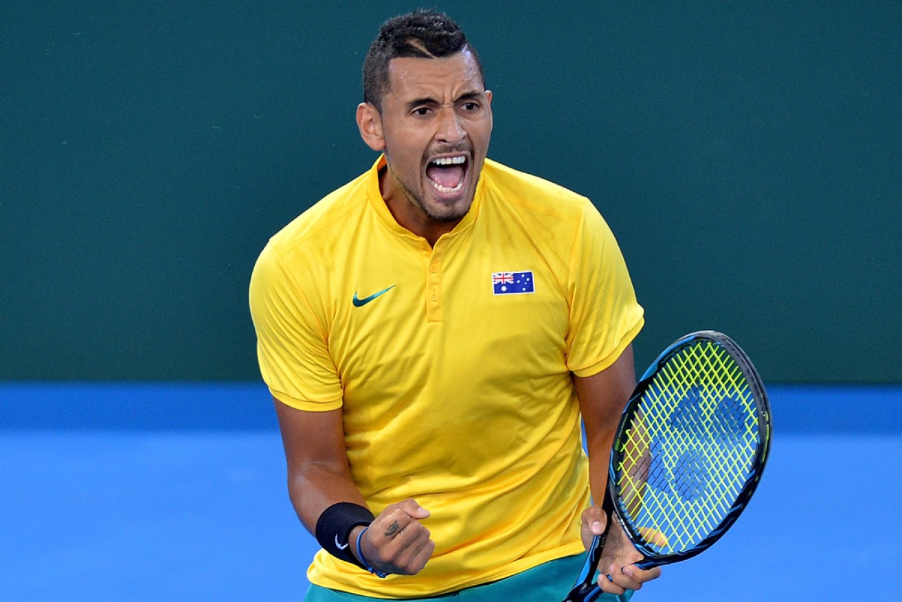 Nick Kyrgios will return to Davis Cup action for the team finals in Madrid in November. 