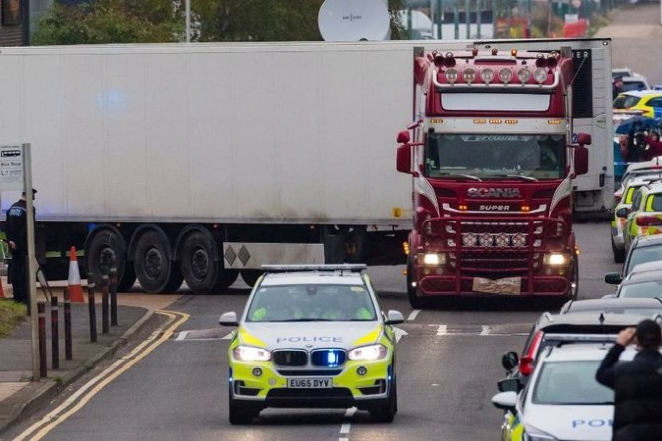 UK Police have confirmed they are moving the vehicle to a secure location. 