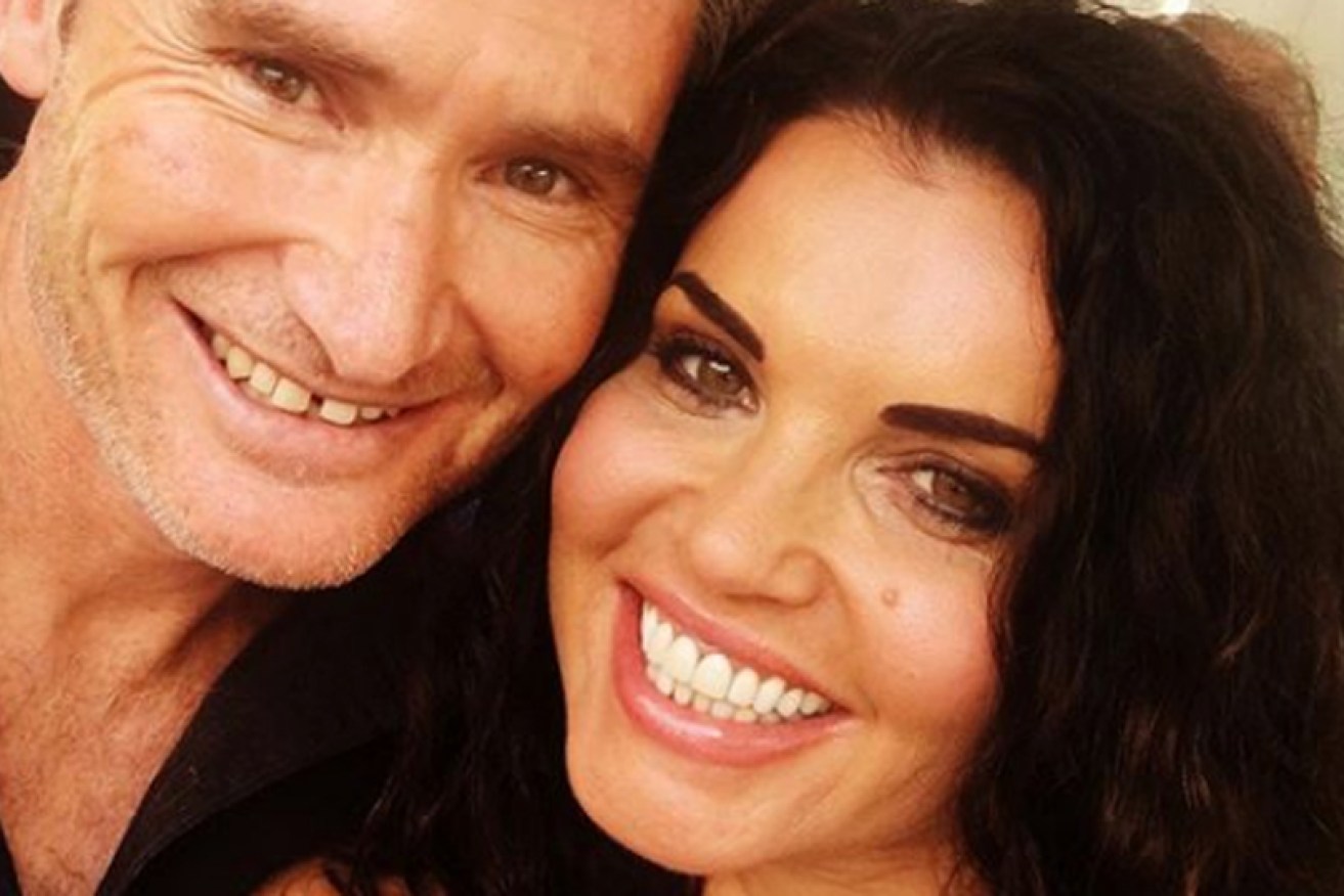 <i>The Block</i> star Suzi Taylor with "my friend" Dave Hughes in 2016.