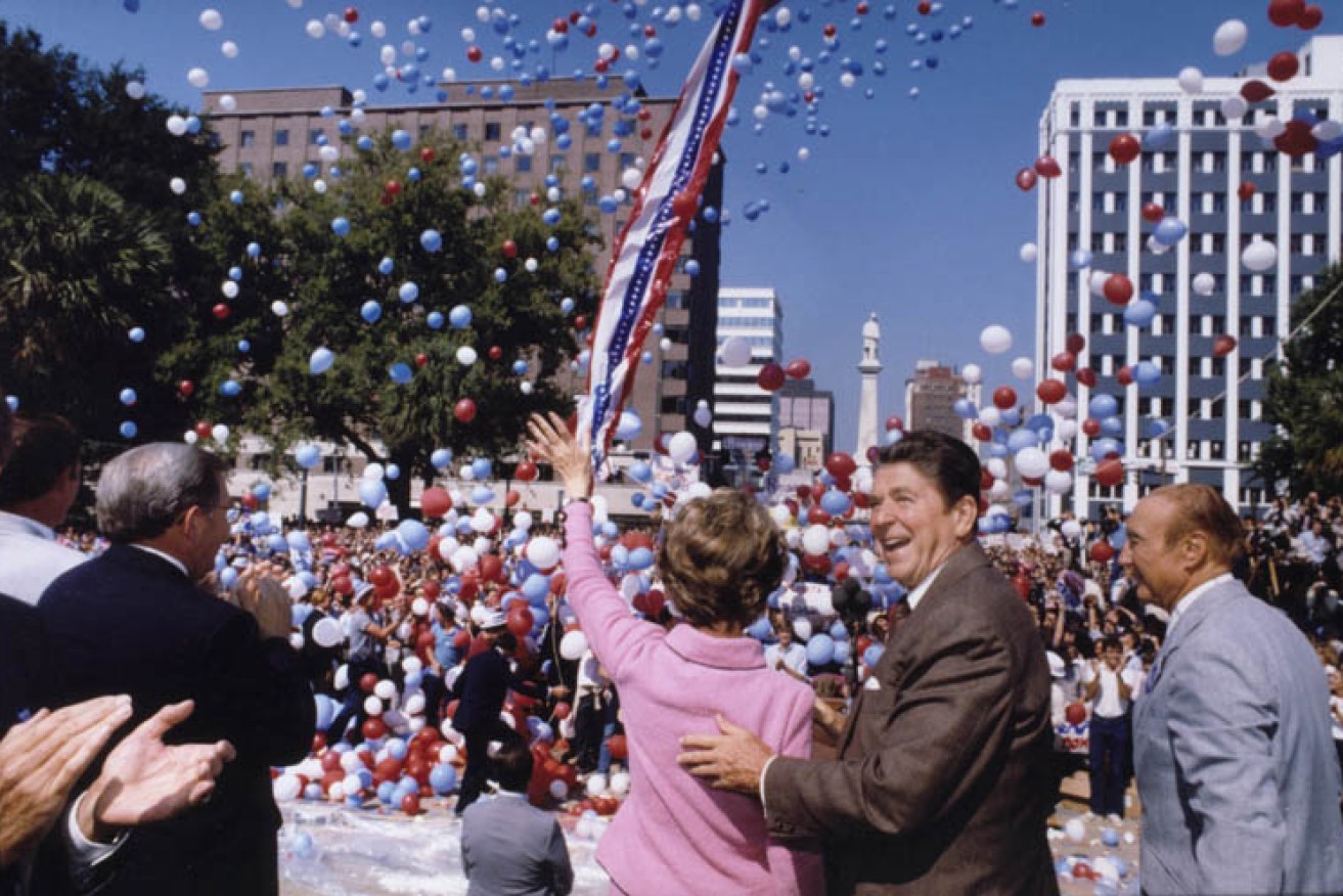 Ronald Reagan won a landslide victory in the 1980 presdiential election. 
