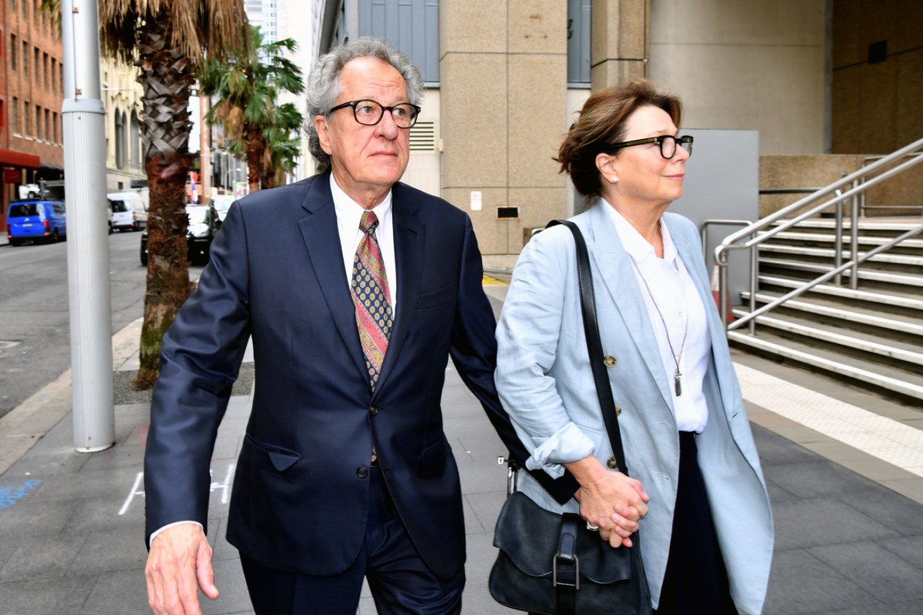 An appeal by Nationwide News against Geoffrey Rush's defamation win has started in Sydney's Federal Court.