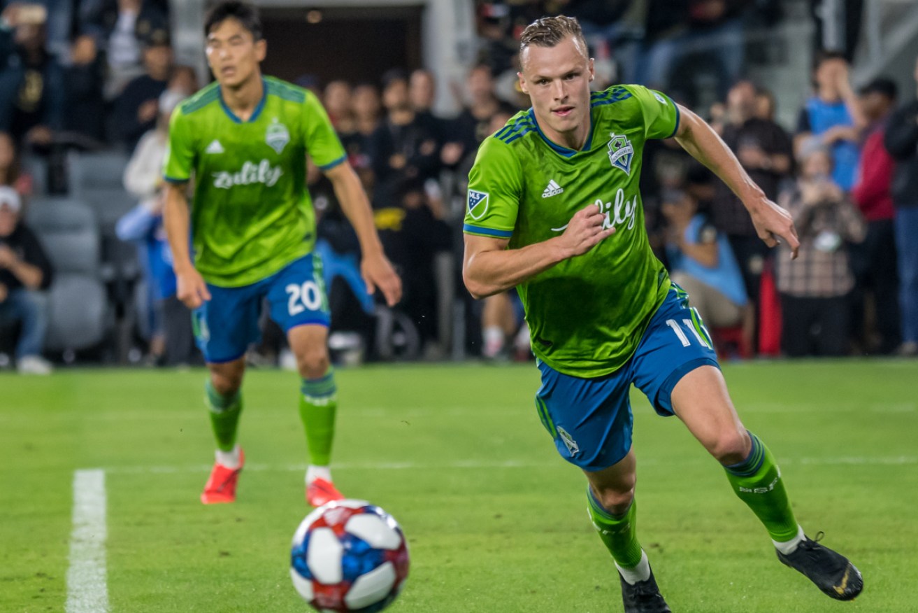 Brad Smith in action for Seattle.