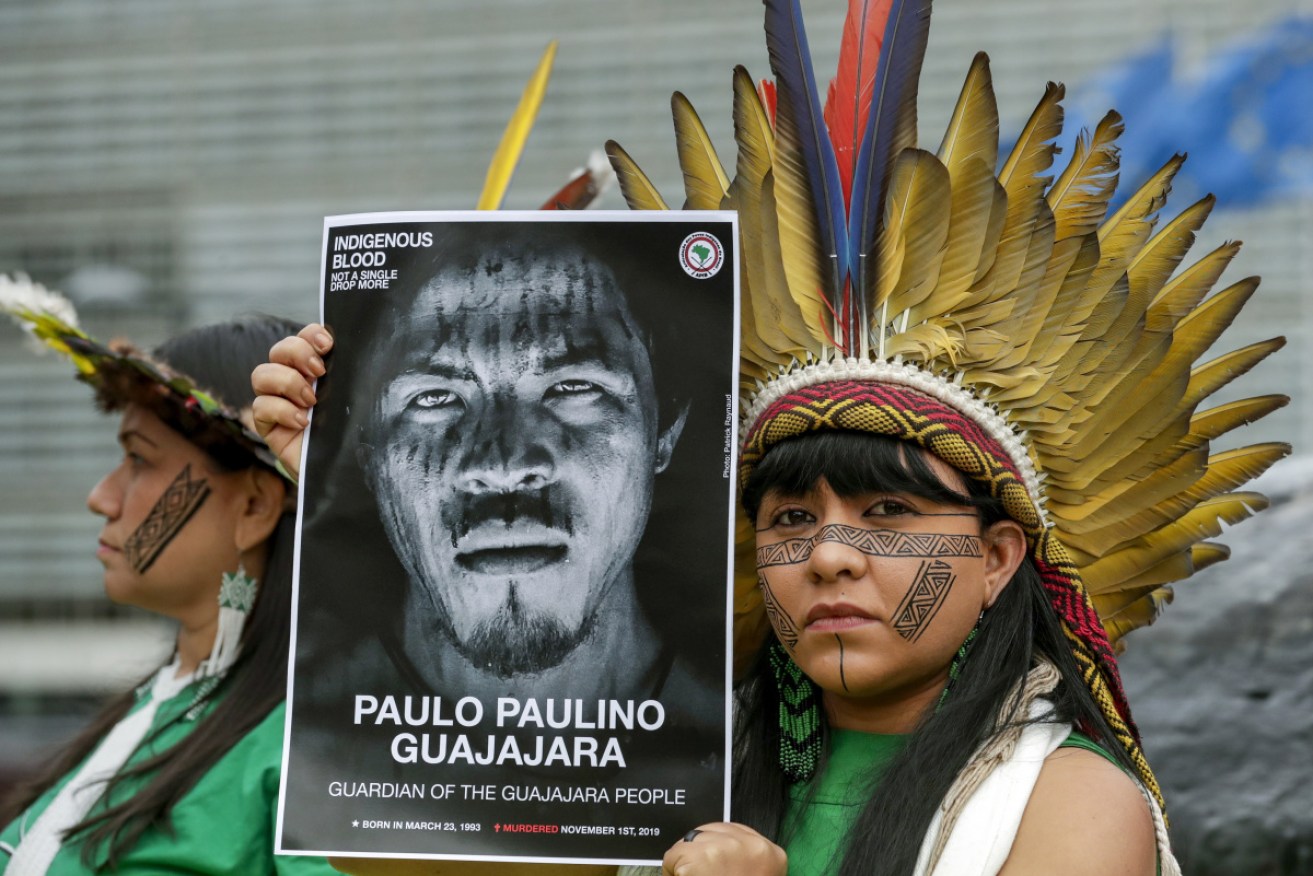 Paulo Paulino Guajajara was allegedly killed in an ambush by illegal loggers in Brazil's Amazon forest.