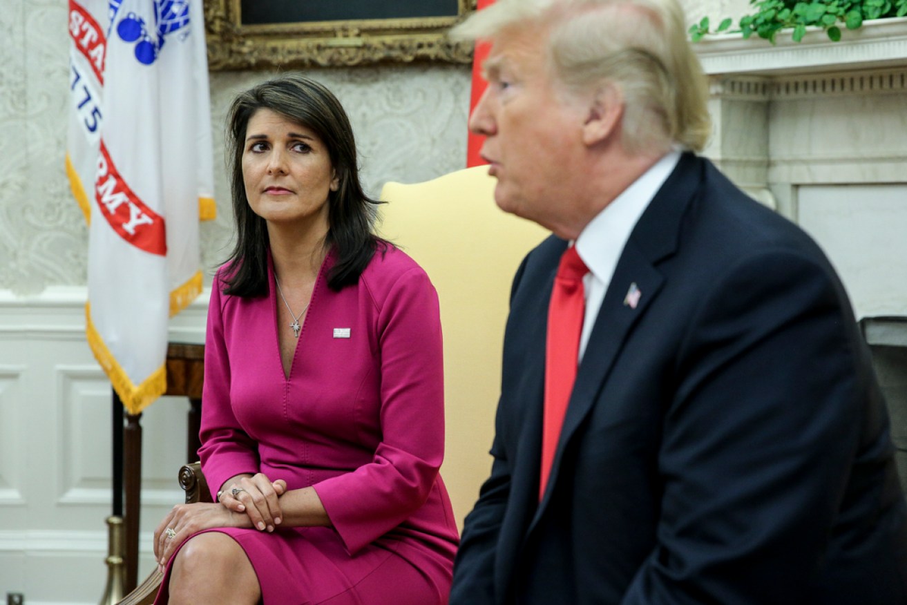 Nikki Haley claims Rex Tillerson and John Kelly tried to recruit her in undermining Donald Trump, to 'save the country".
