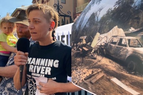 ‘This is about people’s lives’: Fire victims demand climate action