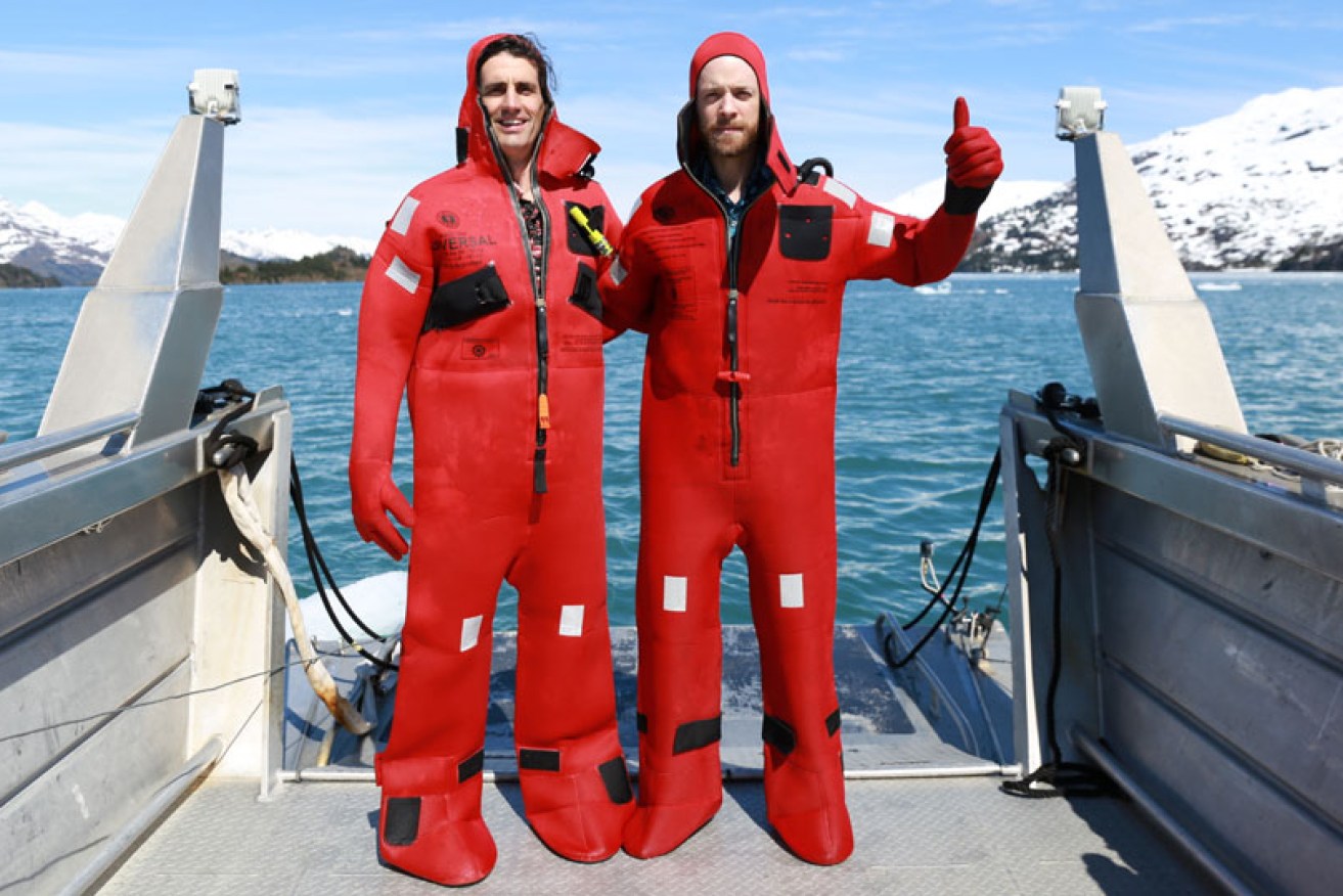 BFFs Andy Lee and Hamish Blake are back on the road in <i>Hamish & Andy's Perfect Holiday.</i>