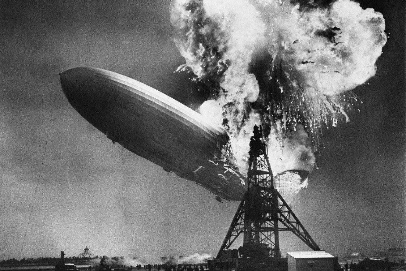 The Hindenburg disaster took place on Thursday, May 6, 1937, during its attempt to dock at Lakehurst, New Jersey in the US.