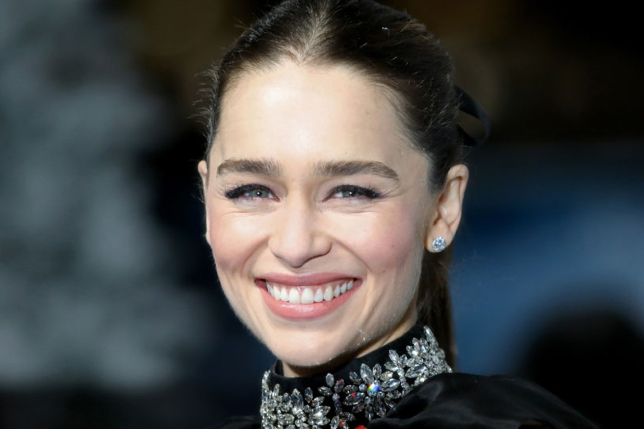 Emilia Clarke at the London premiere of <i>Last Christmas</i> on November 11.