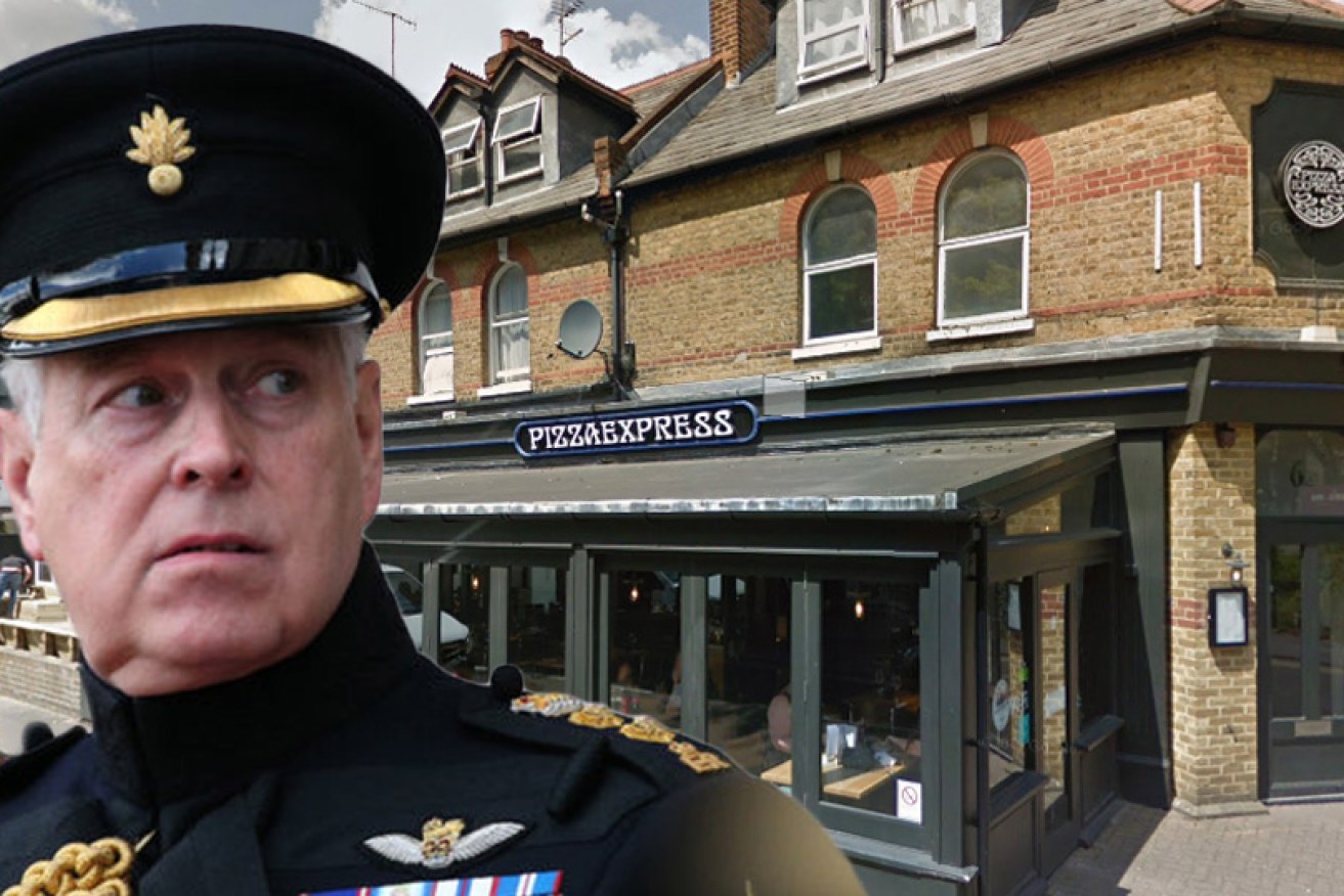 The Pizza Express has been inundated with fake reviews after Prince Andrew used it in his defence in a BBC interview.
