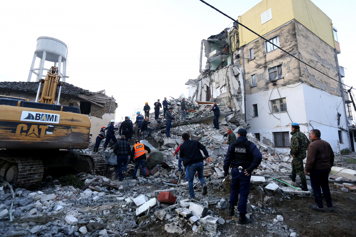 Powerful Earthquake Kills At Least Seven People In Albania   1574764956 Albania Quake Getty 