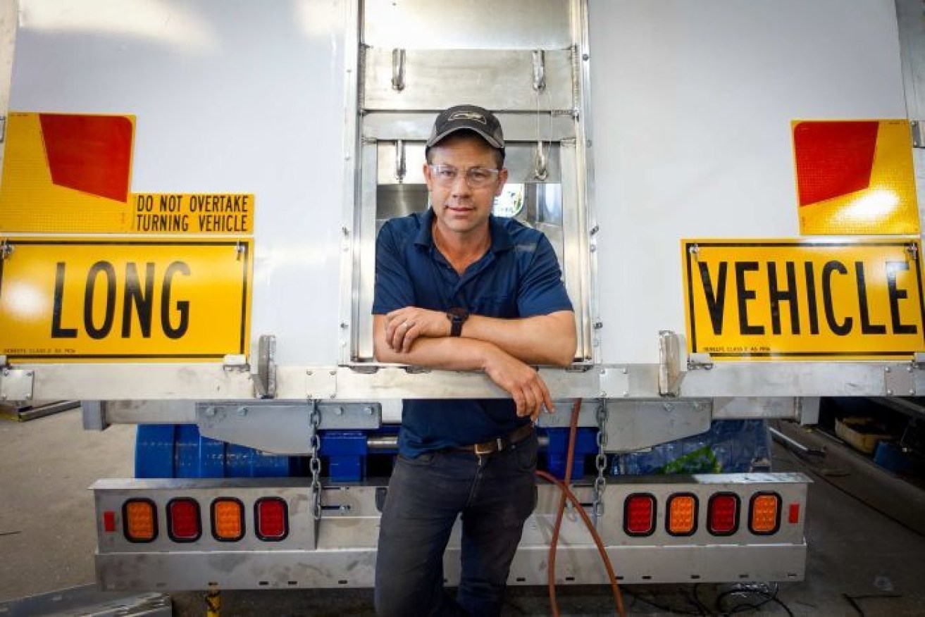 Jason King runs a semi-trailer manufacturing plant in Swan Hill and has to compete for migrant workers. 