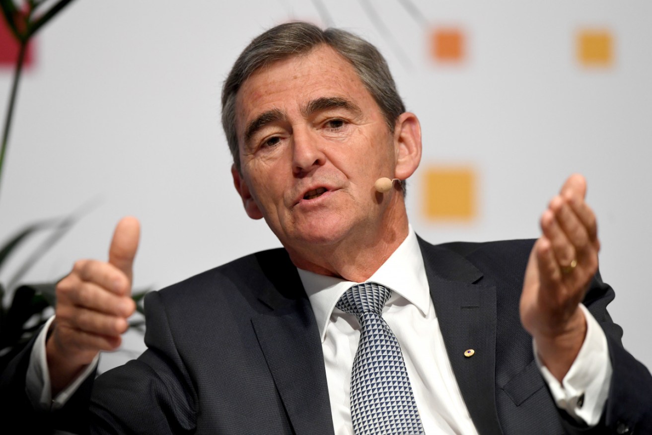 John Brumby will step down as chair of MTAA super when its merger with Tasplan is concluded.