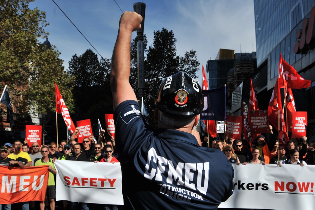 Alleged criminal activity within the Victorian branch of the CFMEU has blown it up from the inside.