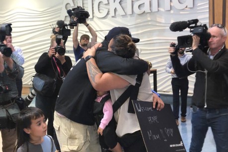 Tears, hugs and joyous family reunions as quarantine-free flights land in NZ