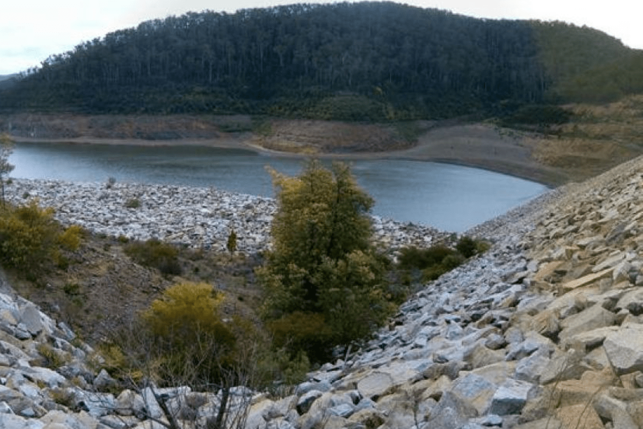 The Thompson dam, Victoria's biggest water storage, is already low, with an angry summer ahead.