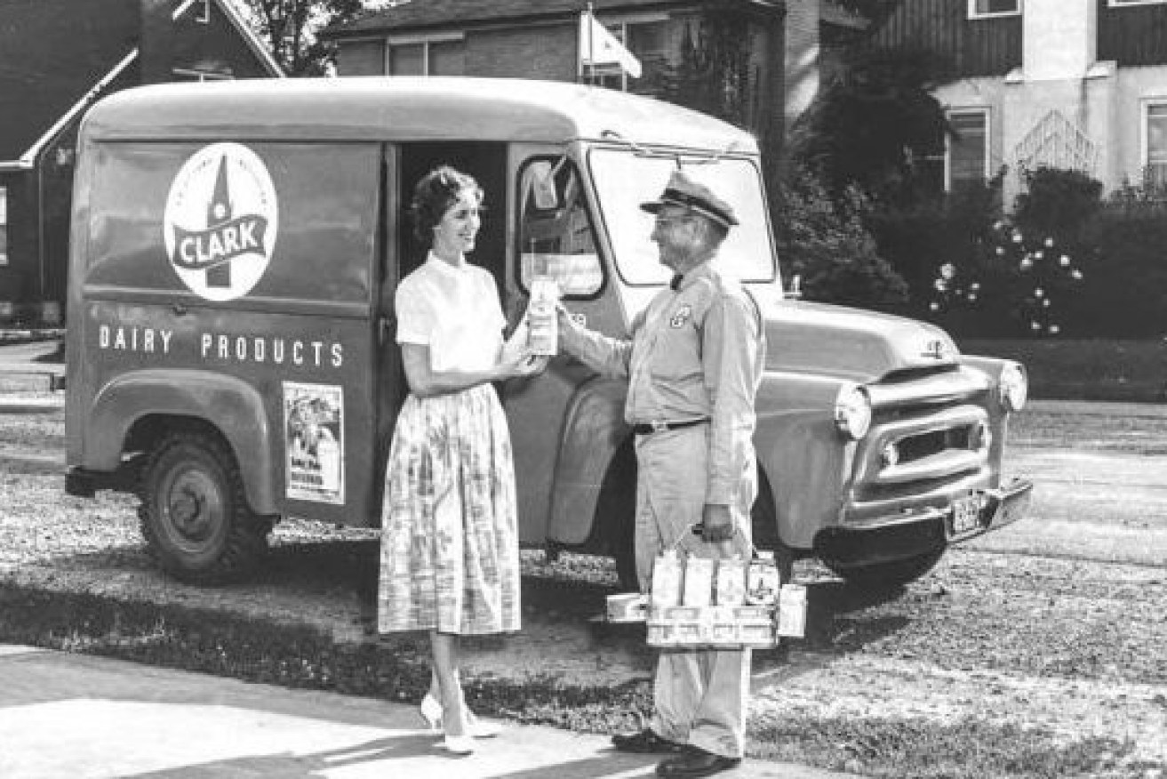 Milkmen were once a regular sight in neighbourhoods across the western world. 