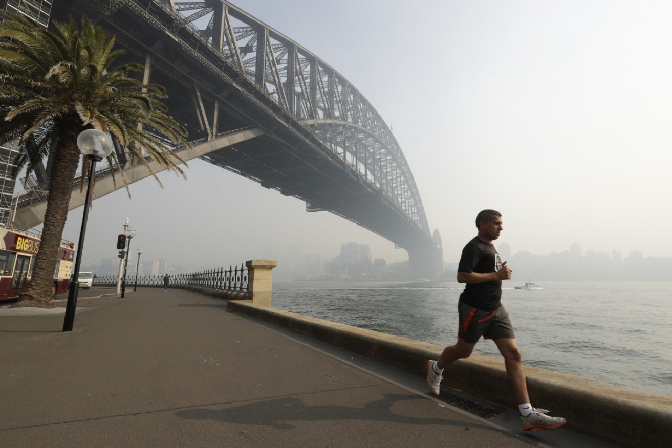 A smoky city has become the norm in Sydney in recent weeks.