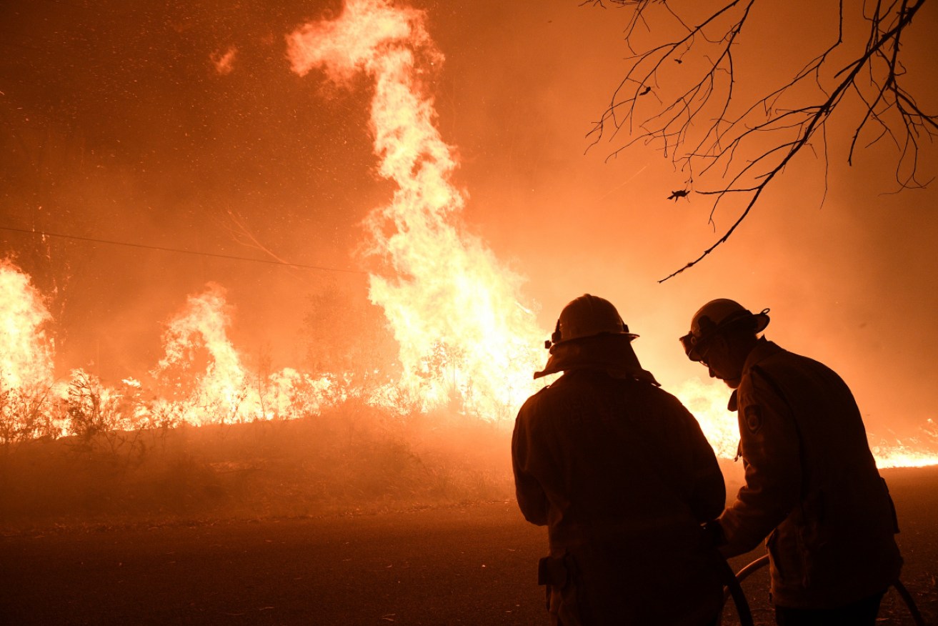 A firefighter has died in Victoria, taking the state's death toll to four.