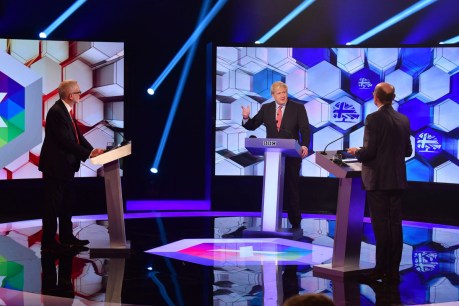 UK PM Boris Johnson and Labour leader Jeremy Corbyn clash in final debate