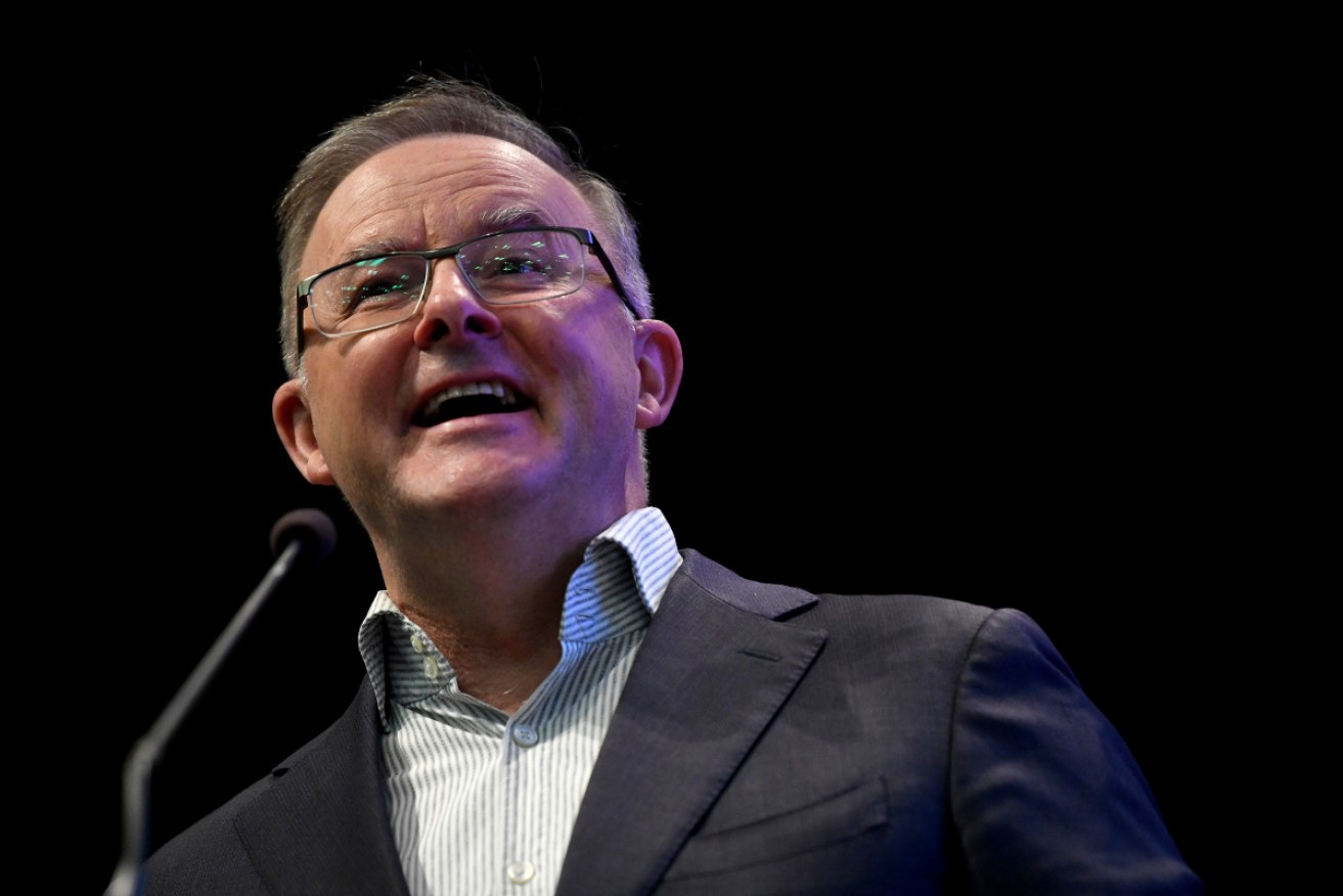 Opposition Leader Anthony Albanese at the "Towards 2022: Ideas for Labor and Australia" in Sydney on Saturday.