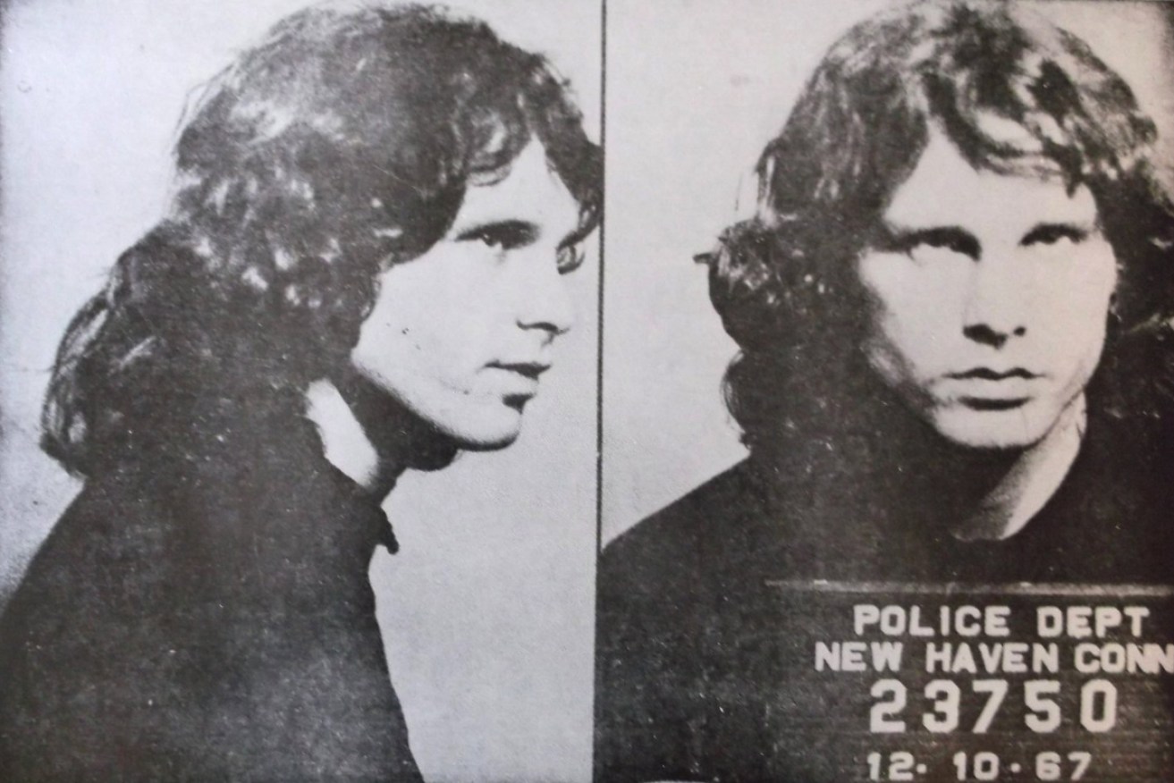 The Doors frontman Jim Morrison was dragged off stage and taken into custody by police on December 9, 1967. 