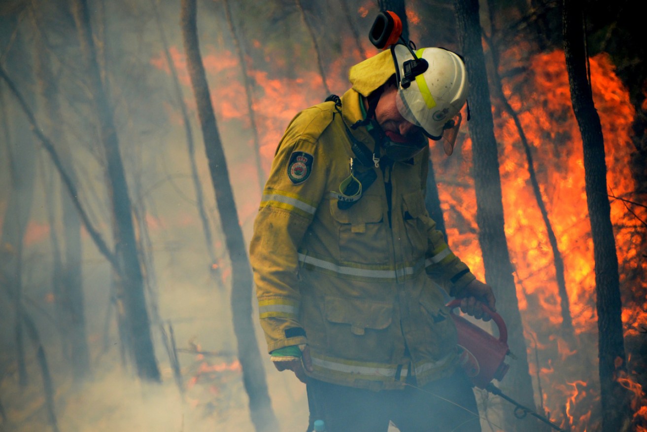 NSW firefighters are bracing for soaring temperatures on Tuesday. 