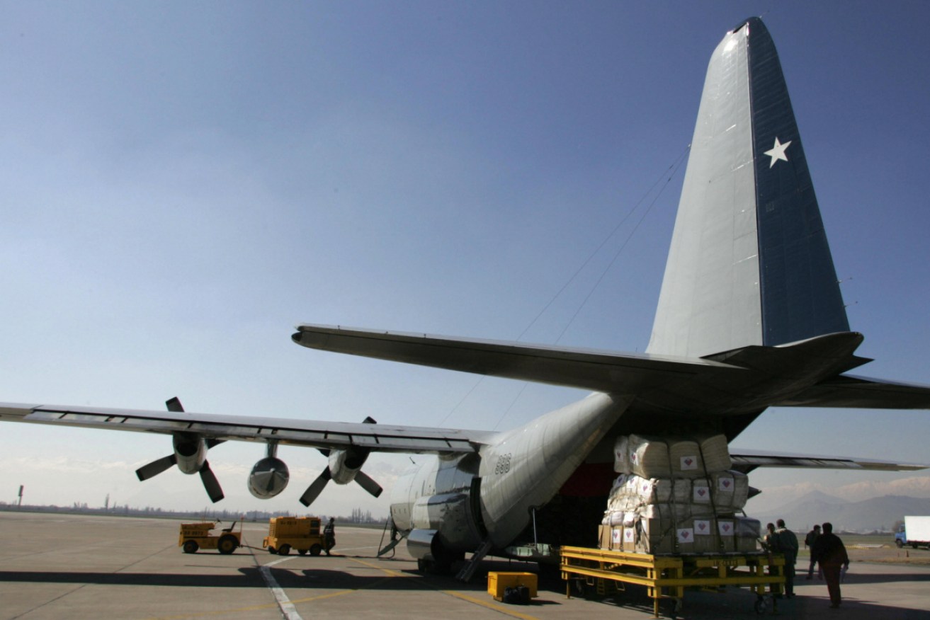The missing plane is a C130 Hercules.