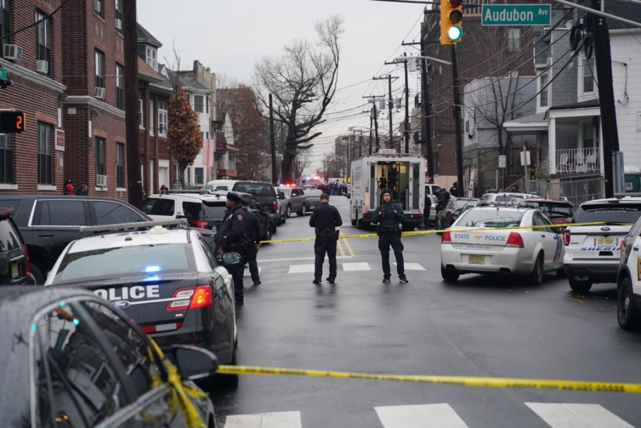 A major police operation is underway in Jersey City.