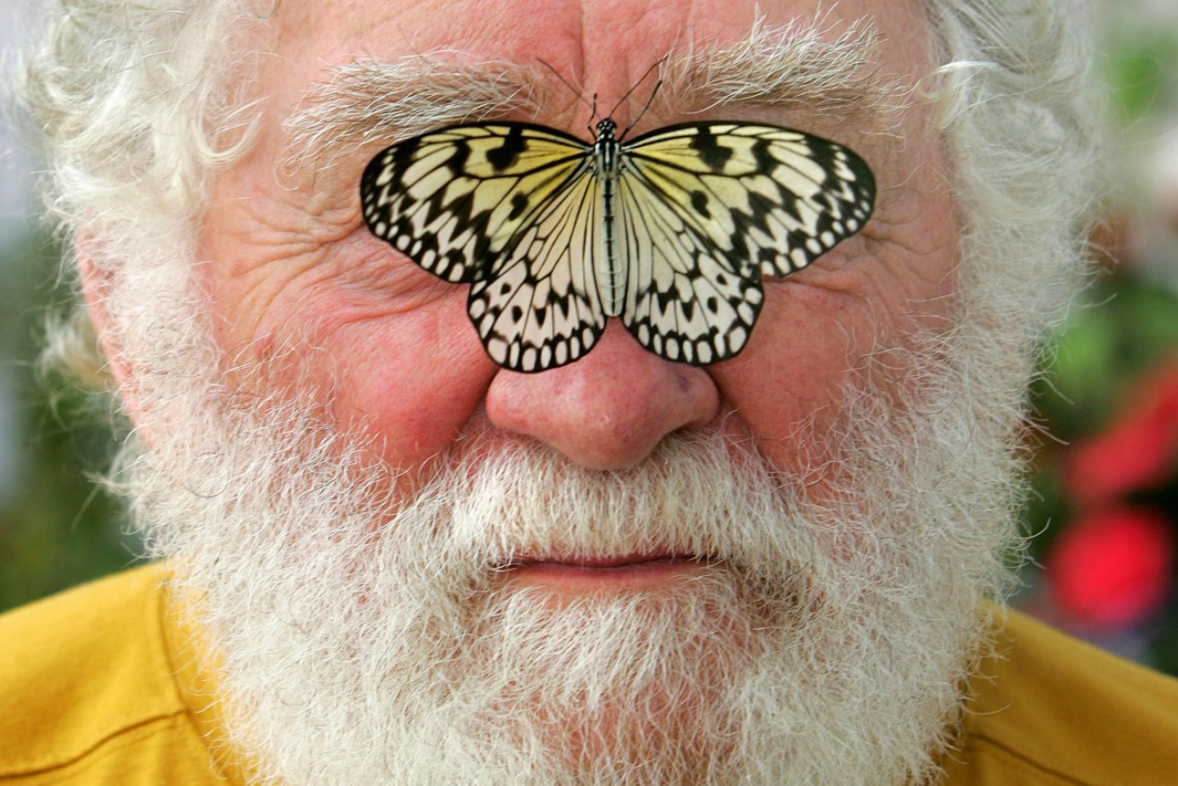 Conservationist David Bellamy at the opening of a British conservation project in 2009. He died in December.