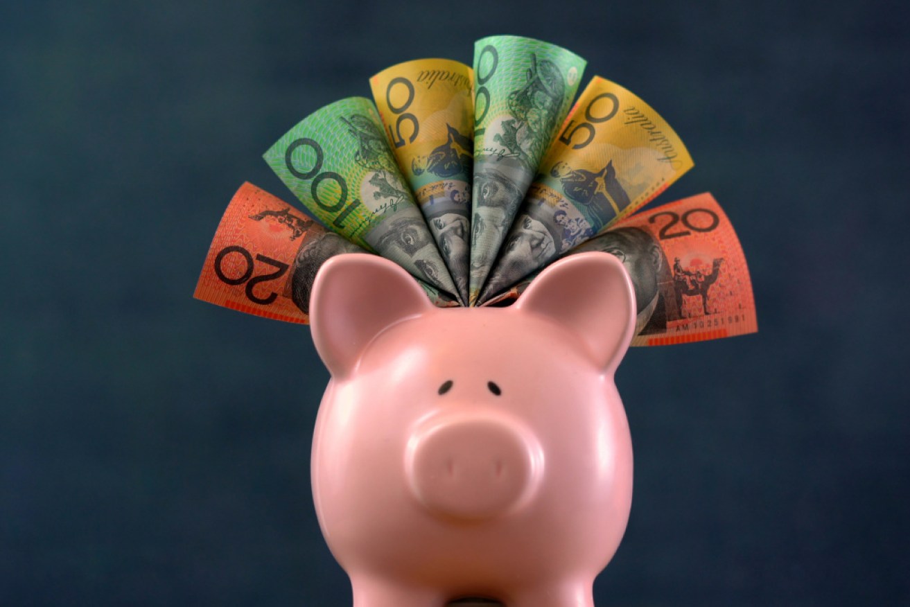 The highest ongoing savings rate for Australians of all ages is 2.6 per cent.