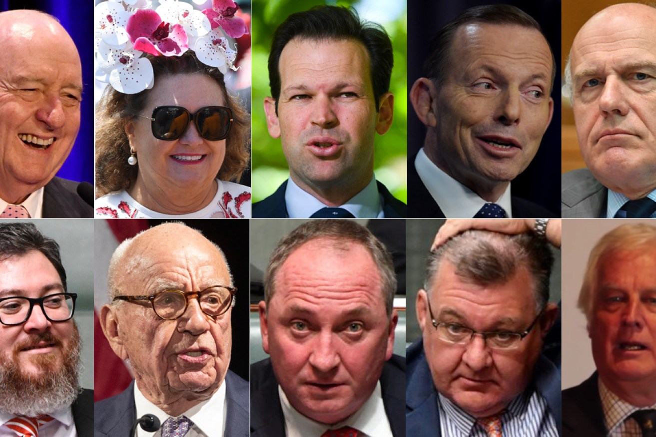Some of the prominent Australians who claim climate science is yet to be confirmed. 