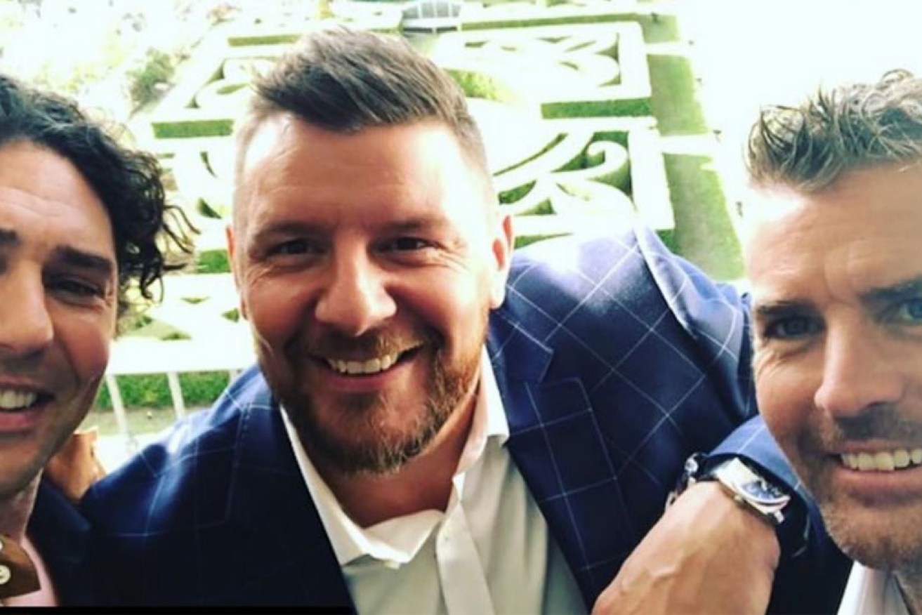 <i>My Kitchen Rules'</i> stars Colin Fassnidge, Manu Feildel and Pete Evans.