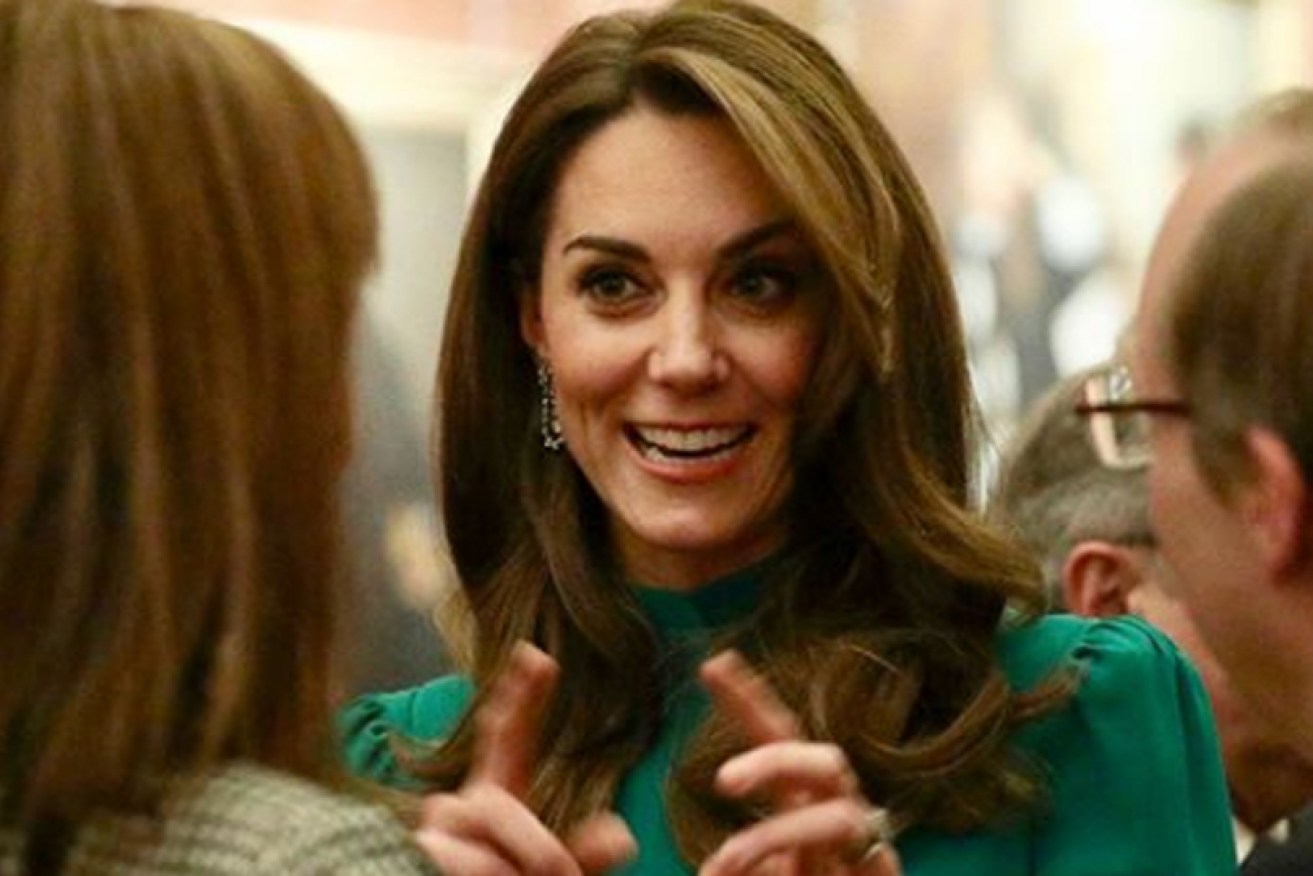 Kate Middleton hold court at a Buckingham Palace event for NATO leaders on December 3.