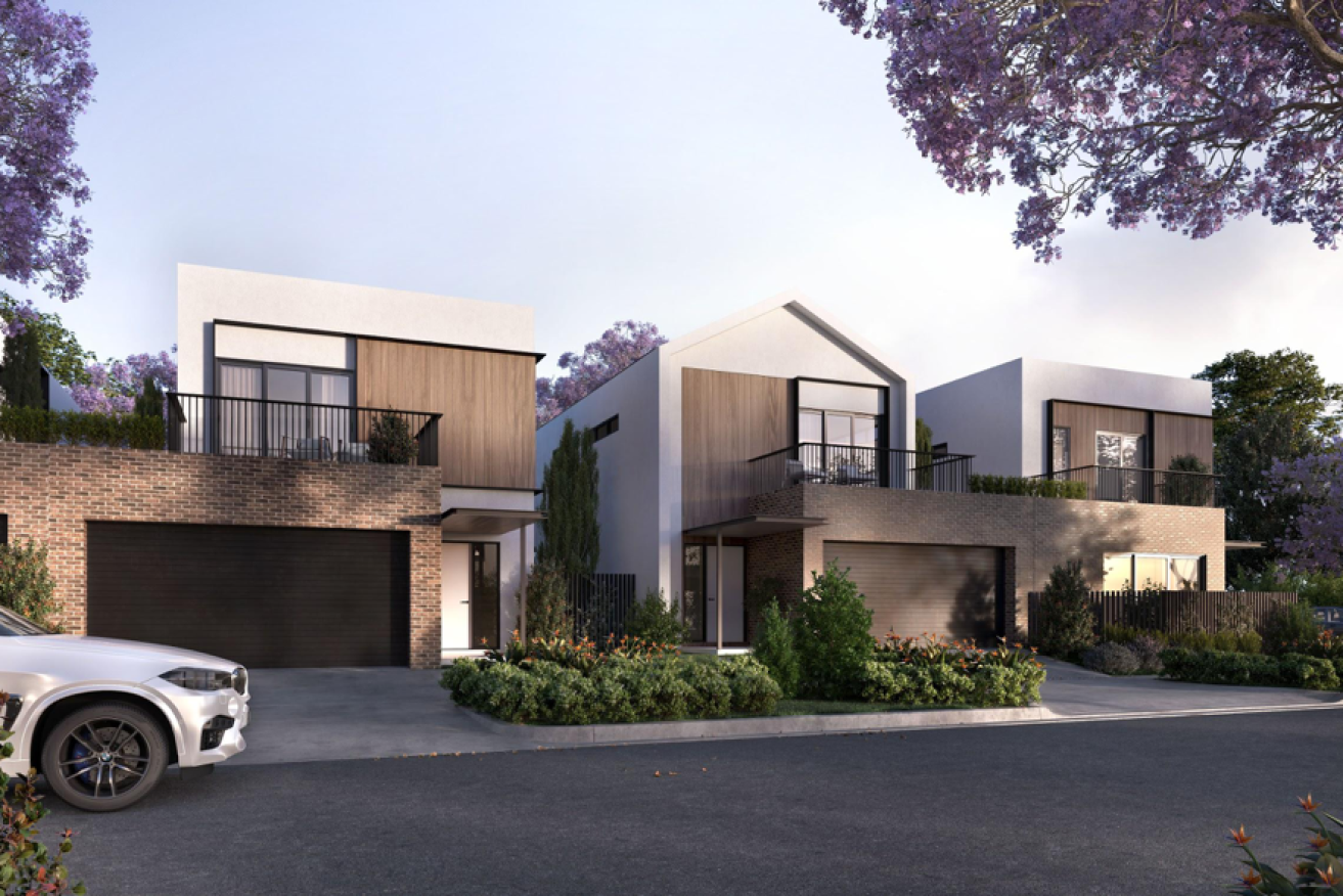 Haven Townhomes, located in the Melbourne suburb of Keysborough 
