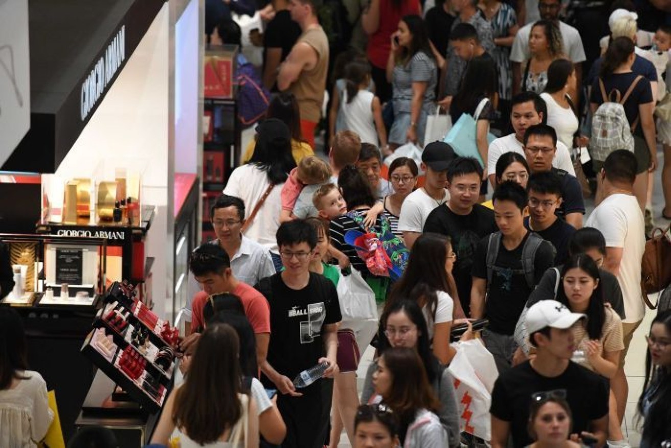 Australians were expected to splurge a record amount at the Boxing Day sales this year.