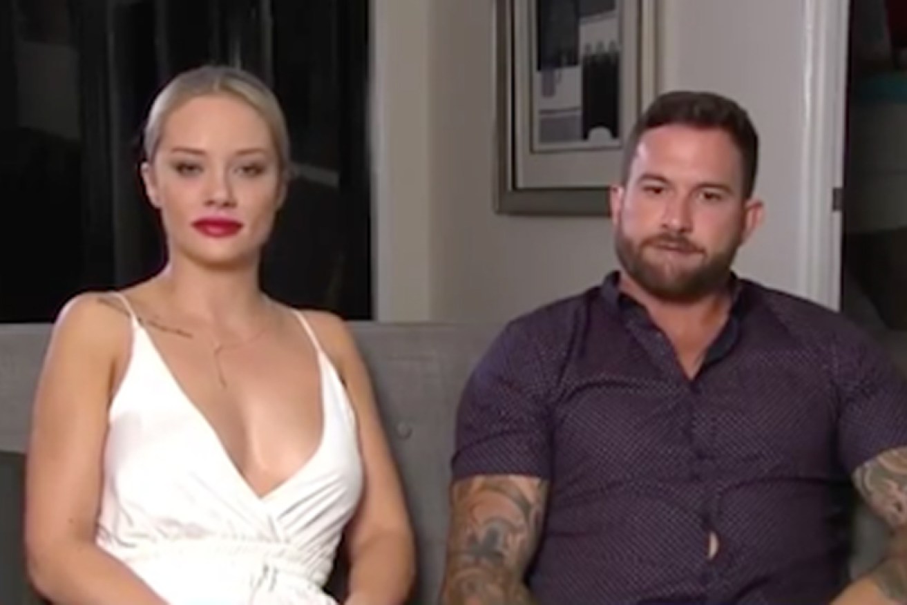 Who knew it wouldn't last? Jessika Power and Dan Webb on <i>Married at First Sight</i> in 2019.