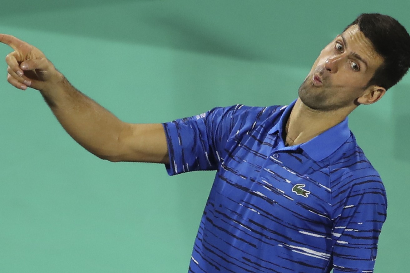 Novak Djokovic says he has a 'love affair' with Australia. 