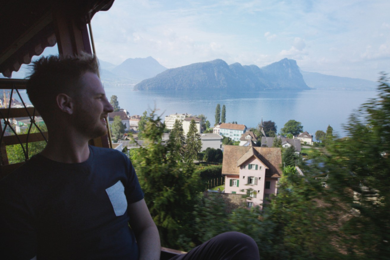 Go slow – on an "express" train through Switzerland.