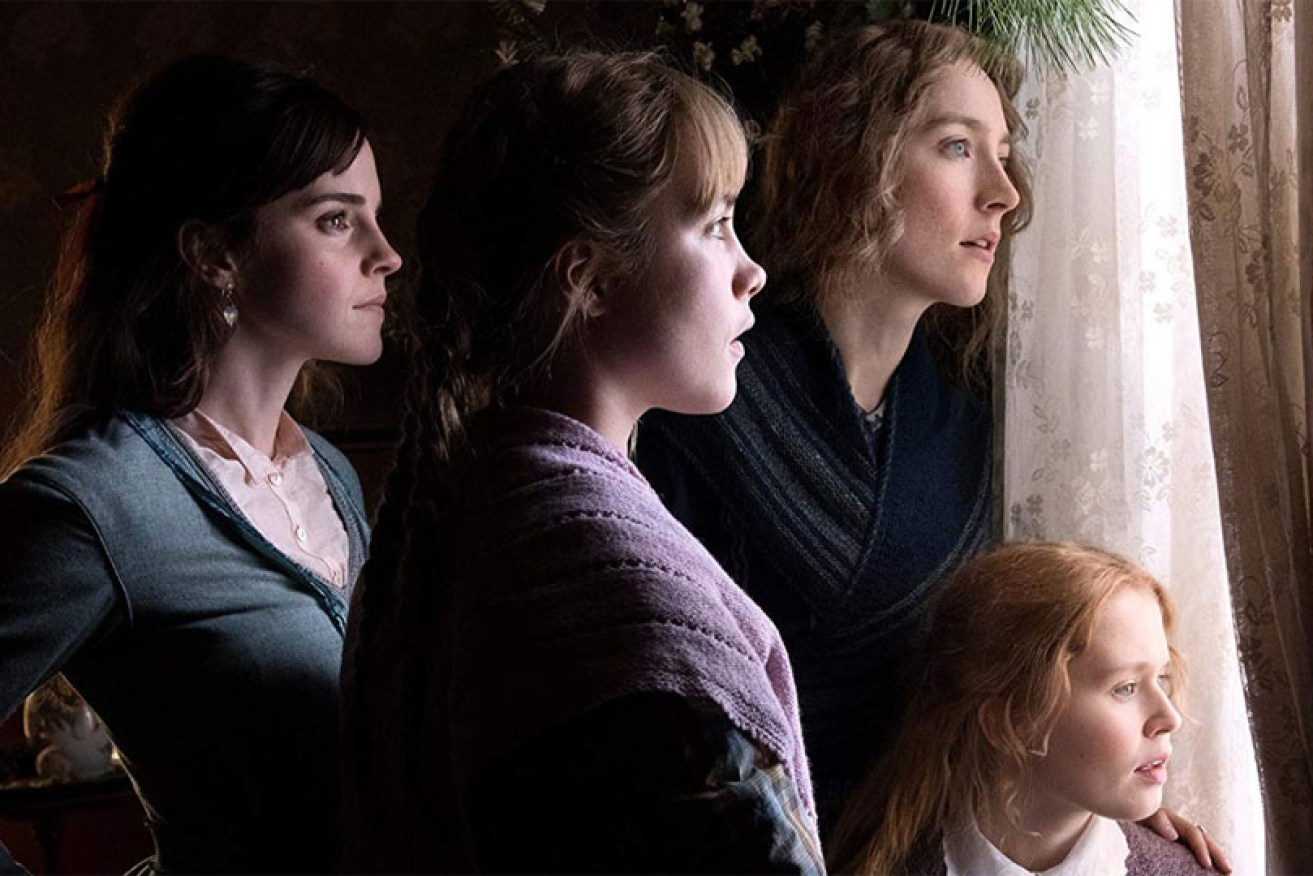 Emma Watson, Florence Pugh, Saoirse Ronan and Eliza Scanlen in <i>Little Women.</i>