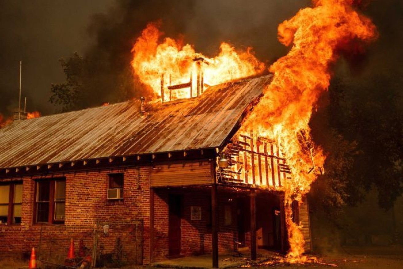 Hard hit by a raging inferno in 2021, the country around Boulder is in flames all over again.<i>Photo: AAP</i>

