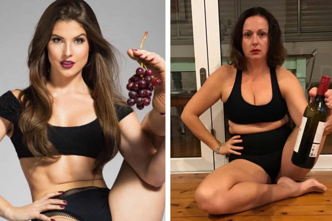 Parody queen Celeste Barber, that's her on the right, initially hoped to raise $30,000.