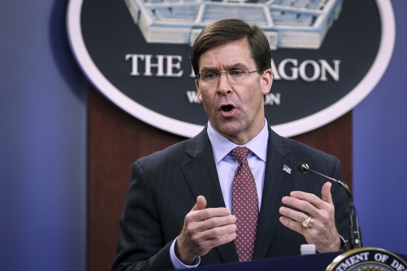 There has been no decision to leave Iraq, says US Secretary of Defence, Mark Esper.